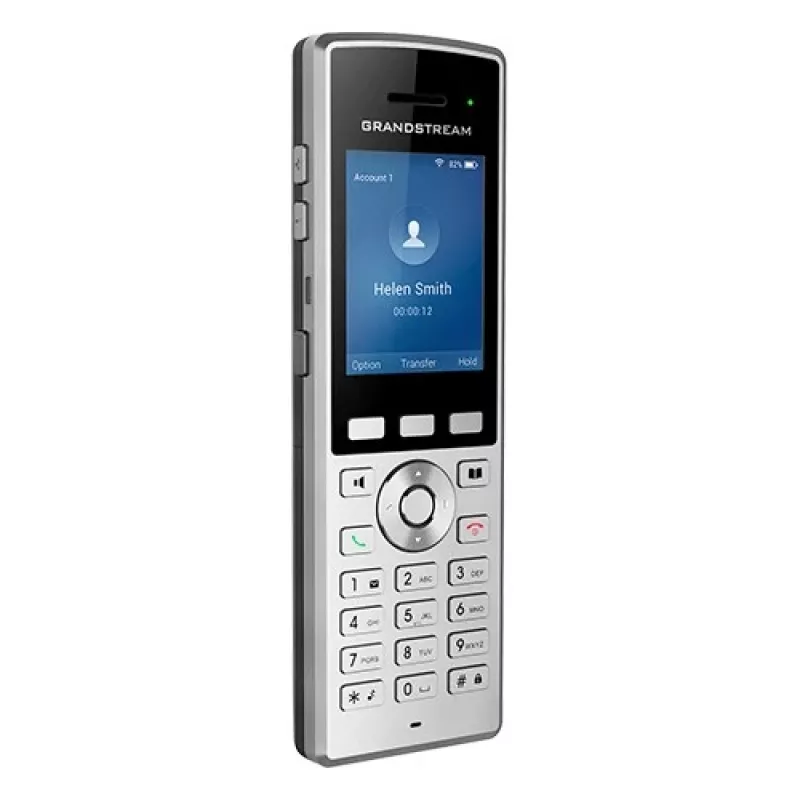 Grandstream Networks WP822 Teléfono IP Negro, Plata 2 líneas LCD Wi-Fi