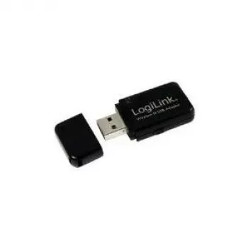 LogiLink adaptador micro USB 2.0 Wireless LAN, 300 Mbit/s compatible con IEEE 802.11b/g/n cifrado: WEP 64/128 (WL0086)