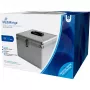 MEDIARANGE BOX76 - caja de almacenamiento - 300 discos - plateado - fleece - plástico - madera - 120 mm - aluminio