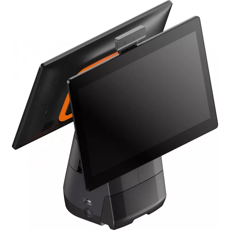 POS de sobremesa T2s, Android 9, 15,6+10 pulgadas, 4/64 GB, 80 mm, WLAN