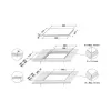 WHIRLPOOL placa de inducción WL B4560 NE/W, 60 cm, blanco