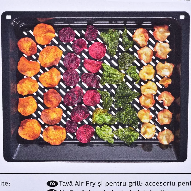 Bosch HEZ629070 pieza/accesorio de horno bandeja de parrilla negra acero