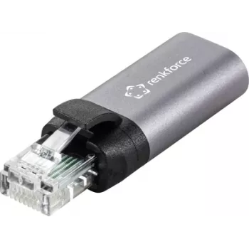 Adaptador de red RJ45 USB-C Renkforce [1x conector macho RJ45 - 1x conector hembra] (RF-4883626)