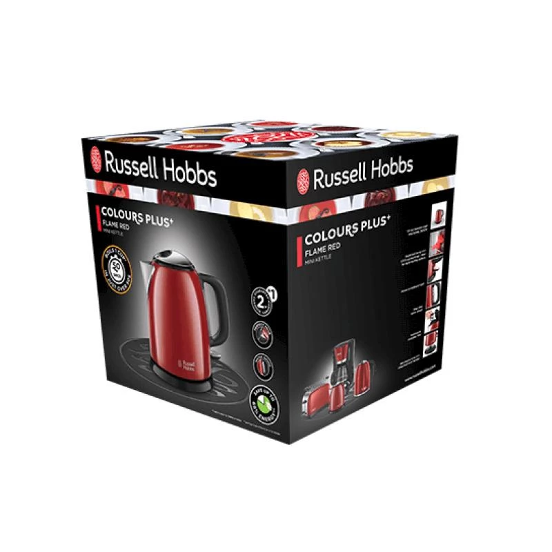 Hervidor Russell Hobbs 1 l 2400 W negro rojo