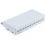 Patch panel 1U ShiverPeaks BS75077 RJ-45 Cat6a gris metal