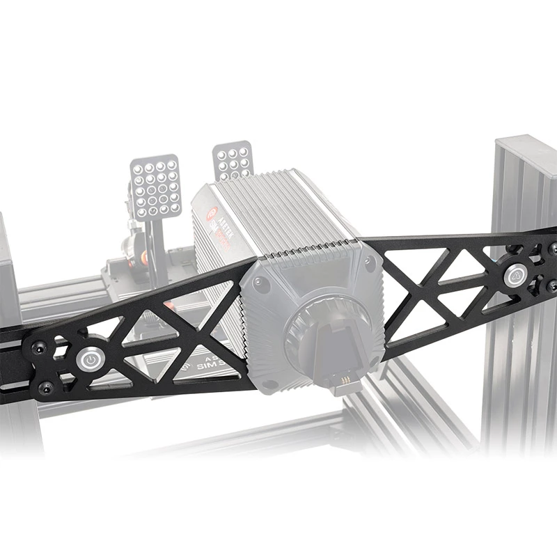 Soporte de montaje Asetek SimSports Acero Negro 135x535x168mm