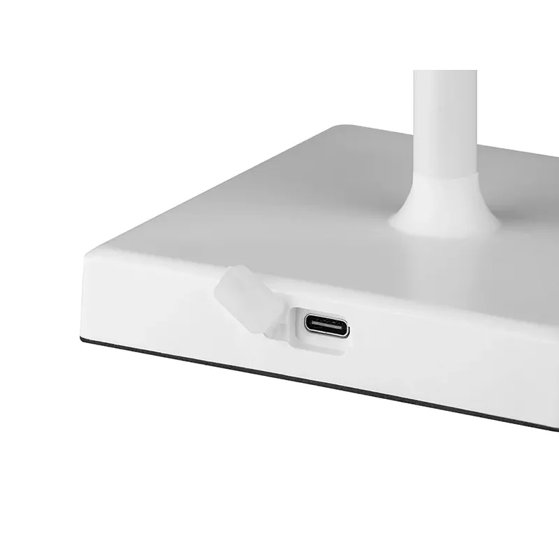 Lámpara de mesa TRACER Pluto blanca TRAOSW47233 LED regulable, acabado blanco