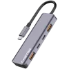 Canyon DS-18 - Hub USB-C - 5 puertos - 1x USB-C 5V DC carga - 2x USB-C - 10 Gbit/s - 2x USB 3.2