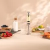 Cecotec Power RetroYellow 1200MAX Cream&Crush batidora de mano, 1200 W