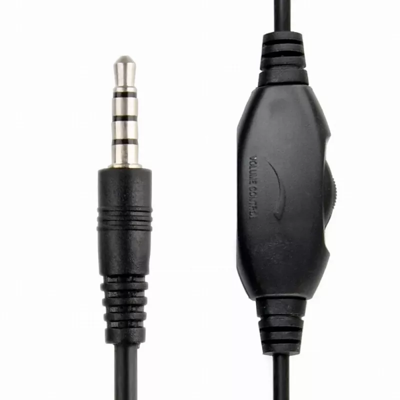 Auriculares gaming con cable GEMBIRD MHS-03-BKRD — binaurales, circumaurales, 3,5 mm, cable de 1,8 m, rojo/negro