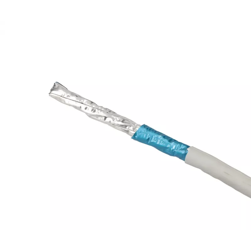 Cable de red Extralink par trenzado CAT6A FTP (F/FTP) V2 interior 500M gris