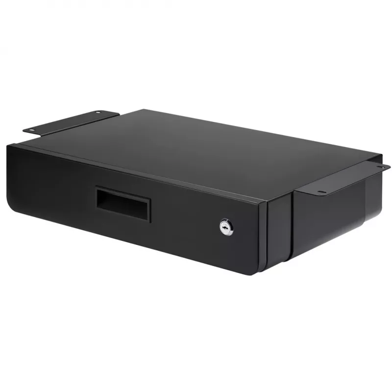 Cajón de escritorio MACLEAN MC-461 diseño ergonómico compacto, montaje sencillo, accesorio bajo la mesa