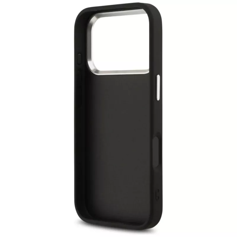 GUESS | Hardcase 4G | Funda trasera | iPhone 17 Pro Max | Apple | Cuero ecológico/PC/Plástico/TPU | Negro