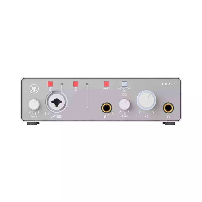 Interfaz de audio YAMAHA UR12MK3 White - compacta 2-in/2-out USB…