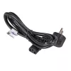 AKYGA AK-PC-12A cable de alimentación en ángulo CEE 7/7 a IEC C13, 3 m, Negro