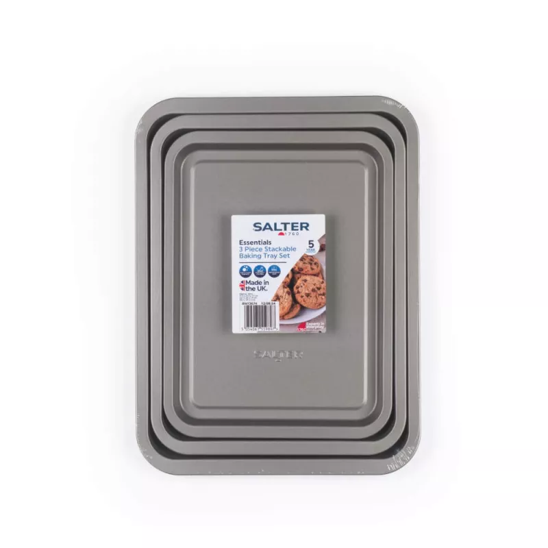 Set de bandejas de horno Salter BW13674 – 3 bandejas antiadherentes