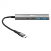 Goobay hub USB slim de 4 puertos USB-C a/USB-A 5 Gbit/s - conector USB 3.2 (76563)