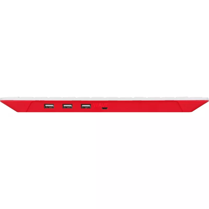 Teclado USB con cable Raspberry PI teclado DE RB-TASTA01W — conexión USB, distribución alemana
