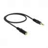 Cable de audio 3,5 mm M-H DeLOCK 83762 0,5 m Negro