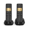 Gigaset Pure 100 Duo — teléfono inalámbrico, par de auriculares DECT con estación base