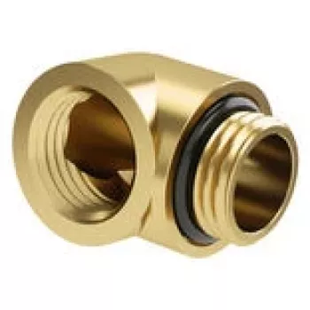 Barrow adaptador 90° G1/4 rosca macho a G1/4 rosca hembra TDWT90-B01 GO oro