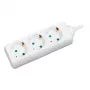 Alargador LogiLink LPS205 1,4 m 3 tomas AC blanco