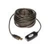 Tripp Eaton Tripp Lite Serie 10M cable repetidor alargador activo USB 2.0 Hi-Speed USB-A M/H 33' 33ft 10 metros - cable alargador USB - USB (M)