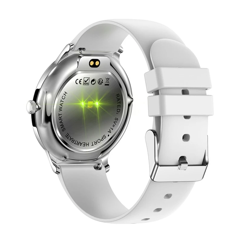 Smartwatch Colmi V89 plateado con Bluetooth y medidor de frecuencia cardíaca