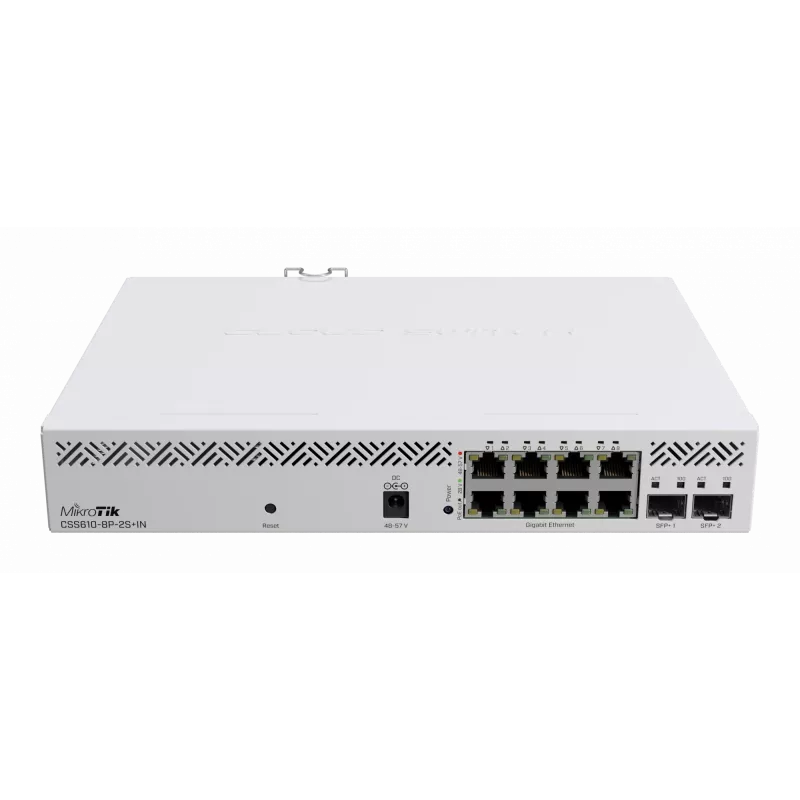 Switch gestionado Mikrotik CSS610-8P-2S+IN 8 puertos Gigabit Ethernet PoE