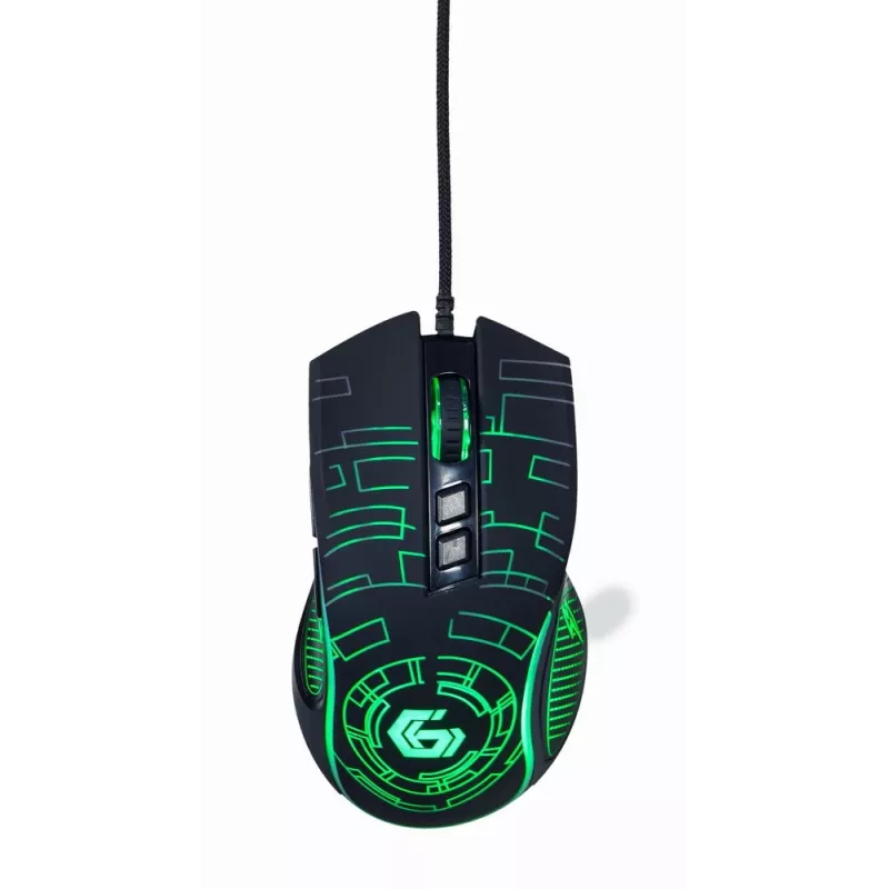 Ratón para diestros Gembird MUSG-RGB-01 USB Type-A 3600 DPI
