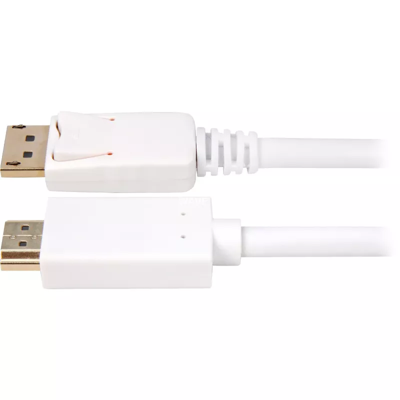 Cable adaptador Sharkoon DisplayPort 1.2 > HDMI 4K blanco 3 metros