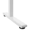 Escritorio Ergo Office regulable en altura manualmente, máx. 40 kg, altura máx. 117 cm, con tablero para trabajar de pie y sentado, ER-401 W
