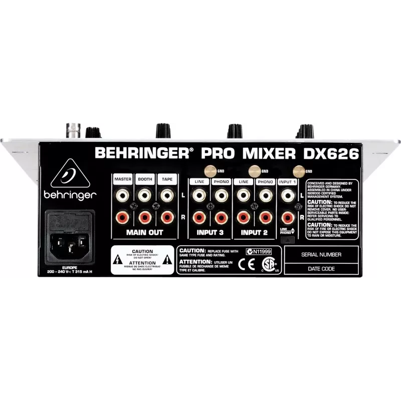 Mesa de mezclas DJ Behringer DX626