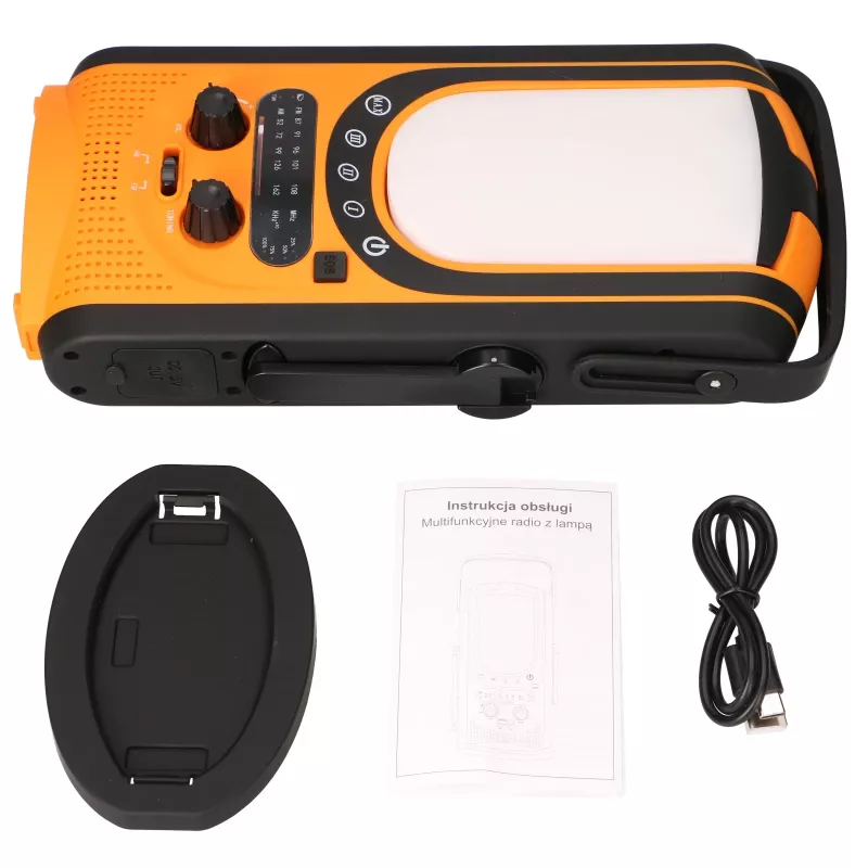 Extralink Power Ranger EPS-6000 | batería externa | 6000 mAh, radio FM, luz LED, dinamo, panel solar