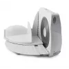 Cortadora eléctrica universal ESPERANZA EKM017W — 150 W, cuchilla de acero inoxidable de 17 cm, grosor de corte máximo 15 mm, color acero inoxidable, carcasa de plástico