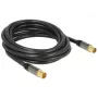 Cable coaxial DeLOCK 88924 IEC RG-6/U 3 m negro