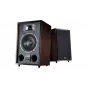 Altavoz de suelo Magnat TRANSPULS 800A 2 vías con cable e inalámbrico 2×60 W, Bluetooth 5.0, HDMI, negro/marrón