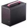 Caja Jonsplus MATX Handle Case Z20 Negro-Rosa – caja Mini/Micro/Flex-ATX con asa de transporte