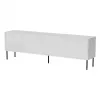 Mueble RTV ABI 4D 200x38x62 blanco mate