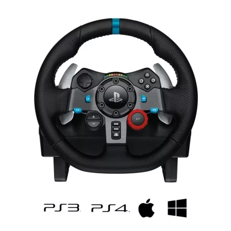 Logitech Driving Force G29 - set de volante y pedales - cableado - para Sony PlayStation 3, Sony PlayStation 4