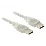 Cable USB DeLOCK 83889 USB 2.0 2 m transparente