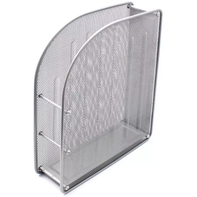 Archivador vertical FORPUS FO30559, chapa perforada, 7 cm de altura, plateado