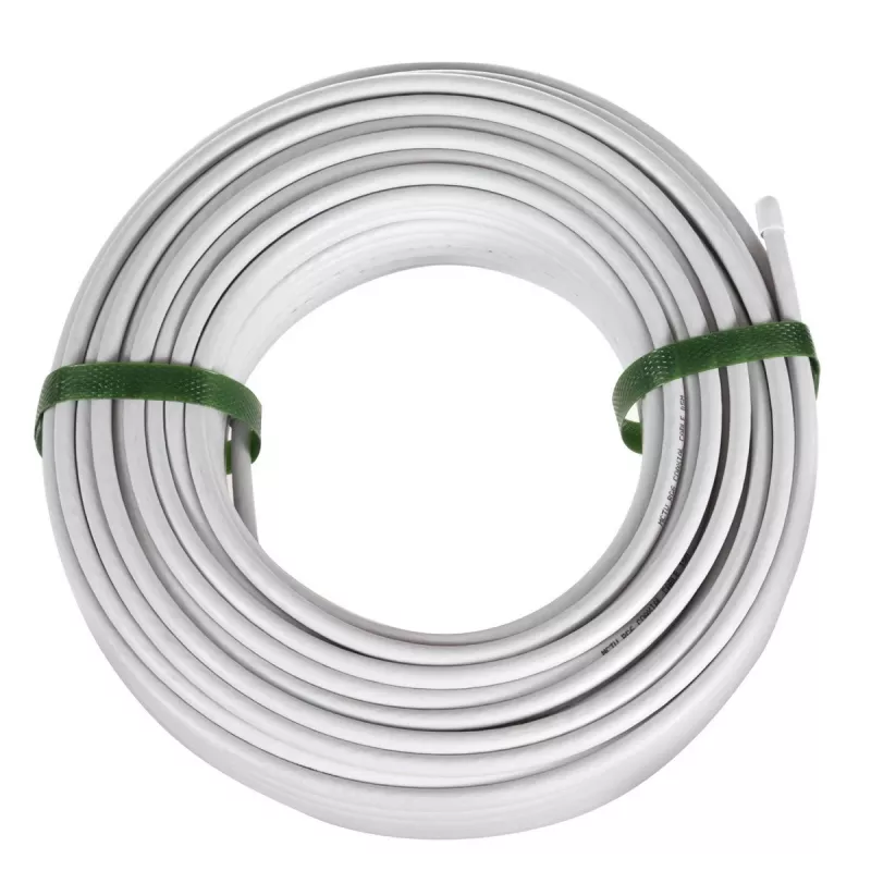 Cable coaxial Maclean MCTV-471 RG-6/U 50 m blanco
