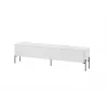 Mueble TV Cama Meble VERA 190x40x50 cm, blanco mate, tablero de partículas