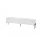 Mueble TV Cama Meble VERA 190x40x50 cm, blanco mate, tablero de partículas