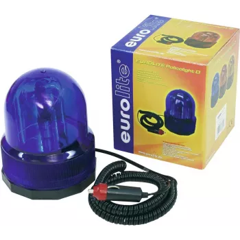 Luz policial EUROLITE COL-1221 — 12 V, 21 W, luz giratoria azul con espejo
