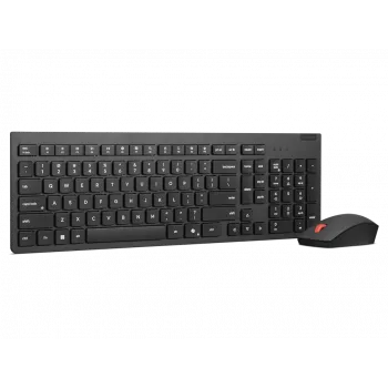 Teclado y ratón Lenovo inalámbricos negros