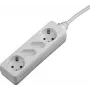 Hama 00121921 protección contra sobretensiones blanca 4 salidas AC 230 V 1,4 m
