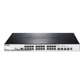 D-Link DGS-1510-28XMP Managed L2/L3 Gigabit Ethernet (10/100/1000) Power over Ethernet (PoE) negro, gris