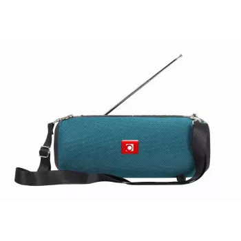 Altavoz estéreo portátil GEMBIRD SPK-BT-17-G — Bluetooth 5.1, 5 W RMS, 1200 mAh, MicroSD, FM, AUX